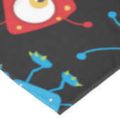Funny Monsters op Black Tablecloth Tafelkleed (Gekanteld)
