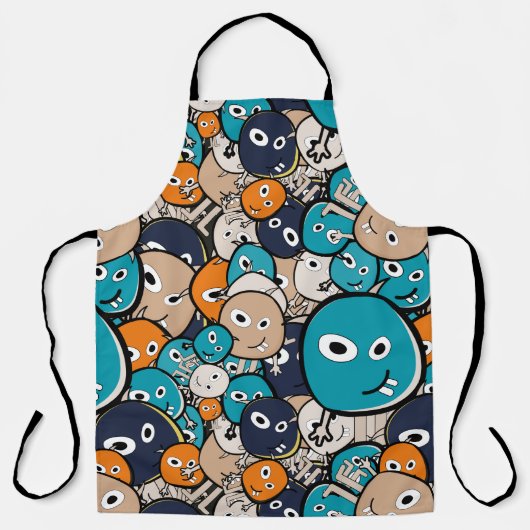 Funny Monsters Schort (Voorkant)