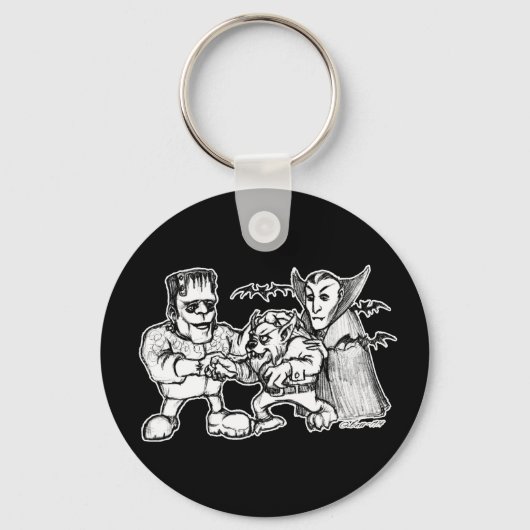 Funny Monsters Sleutelhanger (Voorkant)