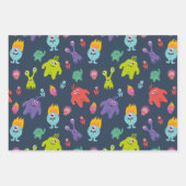 Funny Monsters Wrapping Paper Set (Voorkant)
