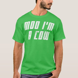 Funny Moo Ik ben een Koe Boerderij Anima, een boer T-shirt