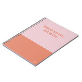 Funny Mood Swing Journal Roze Sinaasappel Modern Notitieboek (Linkerzijde)