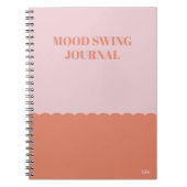 Funny Mood Swing Journal Roze Sinaasappel Modern Notitieboek (Voorkant)