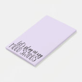 Funny Mood Swings Desk Levert PMS Humor Post-it® Notes (Schuin)