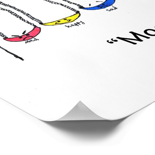 Funny Mood Swings Poster (Hoek)