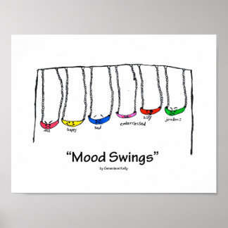 Funny Mood Swings Poster