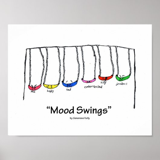 Funny Mood Swings Poster (Voorkant)
