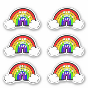 Funny Moody Rainbow Sticker