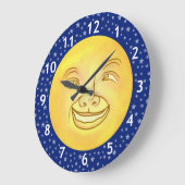 Funny Moon Man Buitenruimte Vintage Grote Klok (Hoek)