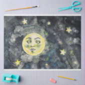 Funny Moon Stars Sky Decoupage Tissue Paper Tissuepapier (Craft)