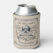 Funny  Moonshine Hillbilly Medicine Custom Blikjeskoeler (Blikje Voorkant)