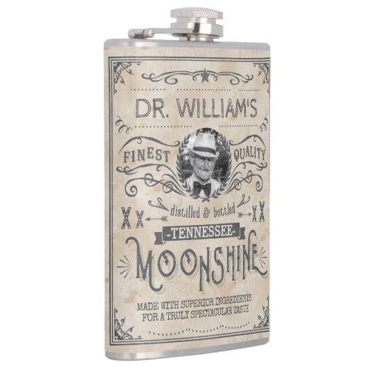 Funny  Moonshine Hillbilly Medicine Custom Heupfles (Rechts)