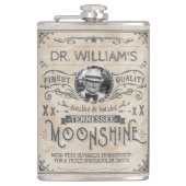 Funny Moonshine Hillbilly Medicine Custom Heupfles (Voorkant)