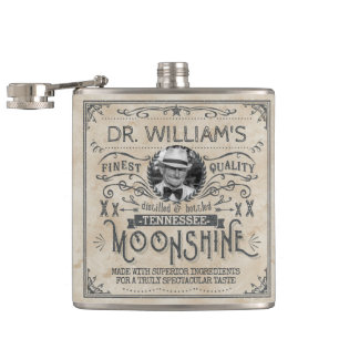 Funny  Moonshine Hillbilly Medicine Custom Heupfles