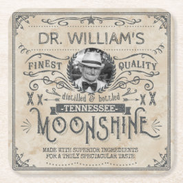 Funny Moonshine Hillbilly Medicine Custom Kartonnen Onderzetters