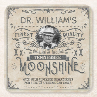 Funny Moonshine Hillbilly Medicine Custom Kartonnen Onderzetters