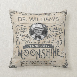 Funny  Moonshine Hillbilly Medicine Custom Kussen