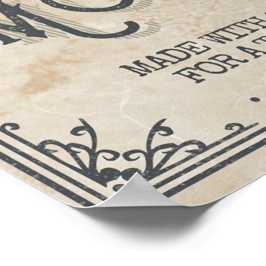 Funny Moonshine Hillbilly Medicine Custom Poster (Hoek)