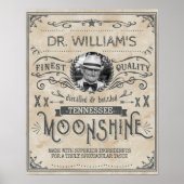 Funny Moonshine Hillbilly Medicine Custom Poster (Voorkant)