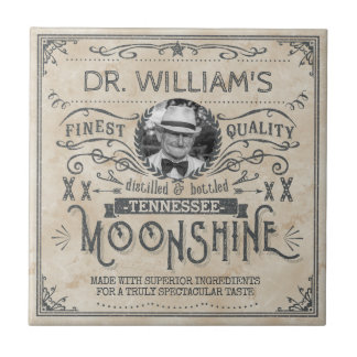 Funny Moonshine Hillbilly Medicine Custom Tegeltje