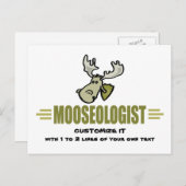 Funny Moose Briefkaart (Voorkant / Achterkant)