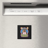 Funny Moose Canada werd 51e staat van de VS Fun Tr Magneet (Insitu (Vaatwasser))
