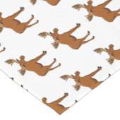 Funny moose cartoon illustratie korte tafelloper (Hoek)