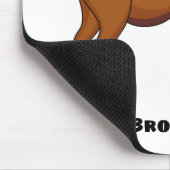 Funny moose cartoon illustratie muismat (Hoek)