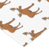 Funny moose cartoon illustratie tafelkleed (Gekanteld)