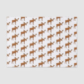 Funny moose cartoon illustratie tissuepapier (Voorkant)