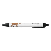 Funny moose cartoon illustration zwarte inkt pen (Bodem)