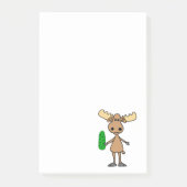 Funny Moose Cartoon Post-it® Notes (Voorkant)