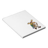 Funny Moose Hiker Notitieblok (Schuin)