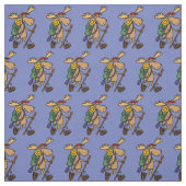 Funny Moose Hiking Fabric Stof (Swatch)