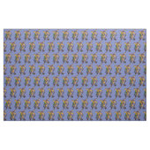 Funny Moose Hiking Fabric Stof (Fat Quarter)