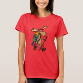 Funny Moose Hiking Shirt (Voorkant)