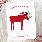 Funny Moose Holiday Briefkaart