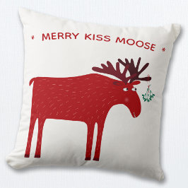 Funny Moose Holiday Kussen
