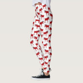 Funny Moose Holiday Leggings (Links)
