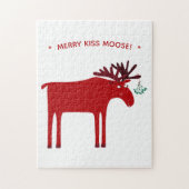 Funny Moose Holiday Legpuzzel (Verticaal)
