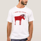 Funny Moose Holiday T-shirt (Voorkant)