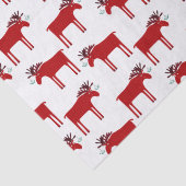 Funny Moose Holiday Tissuepapier (Detail)