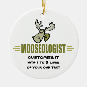 Funny Moose Keramisch Ornament