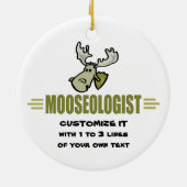 Funny Moose Keramisch Ornament (Achterkant)