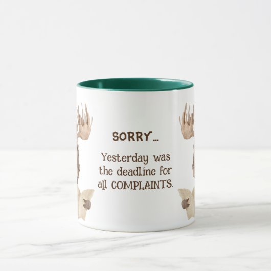 Funny Moose Klaplaint Deadline Kantoor Mok (Midden)