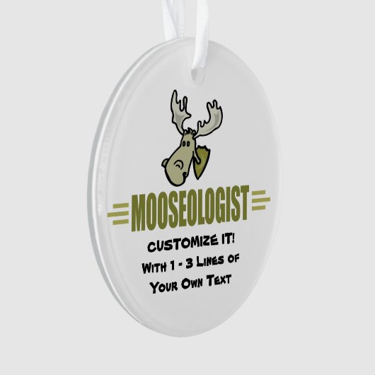 Funny Moose Ornament (voorkant)