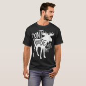 Funny Moose Pun Design for Nature and Wildlife T-shirt (Voorkant volledig)