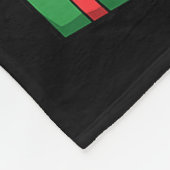 Funny Moose Santa Hat Animals Lovers Ugly Christma Fleece Deken (Hoek)