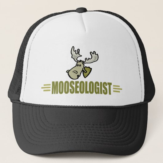 Funny Moose Trucker Pet (Voorkant)