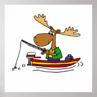 Funny Moose Vist Cartoon